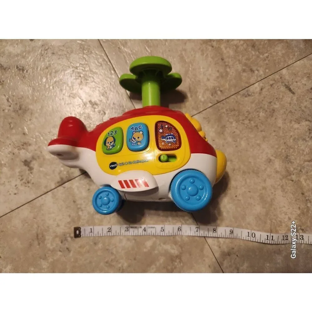 V-Tech Spin and Go Helicoptot electronic interactive toy